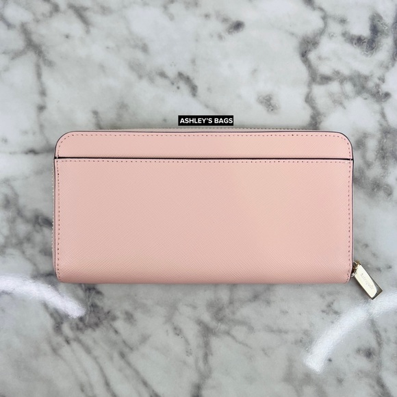 Kate Spade Madison Large Continental Wallet In Conch Pink - Picture 2 of 6